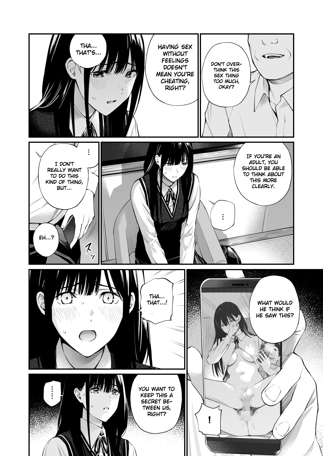 Hentai Manga Comic-Insert a secret he doesn't know.-Read-28